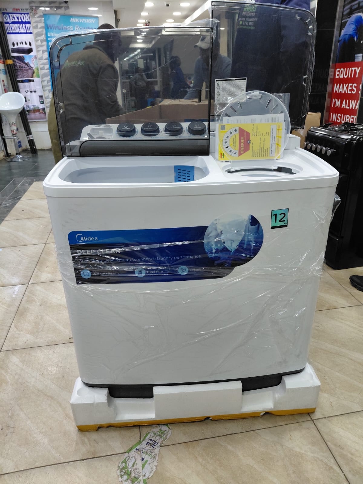 Midea 12kg twin tub washing machine 